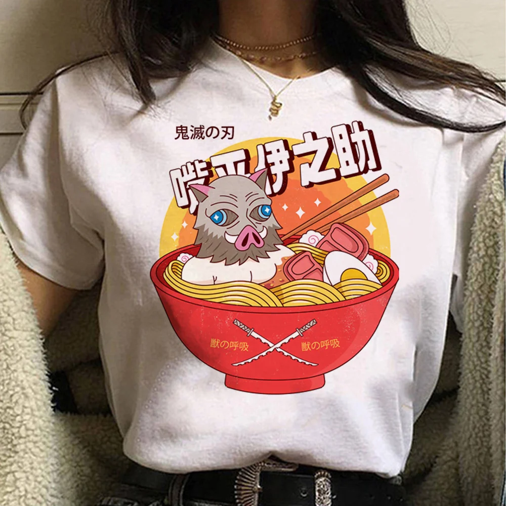 

Demon Slayer Kimetsu No Yaiba top women graphic designer tshirt girl manga graphic anime clothing