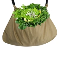 outdoor canvas bag jungle storage waist hanging pouch bag fruit picking bag foraging bag