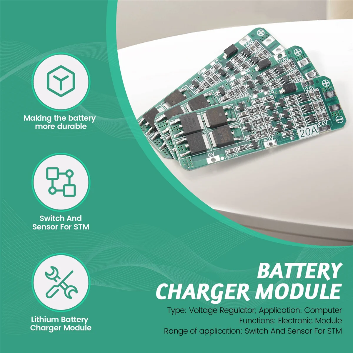 10Pcs 3S 20A BMS 18650 Li-Ion модуль зарядного устройства литиевой батареи PCB 11 1 V 12V 12 6 Module