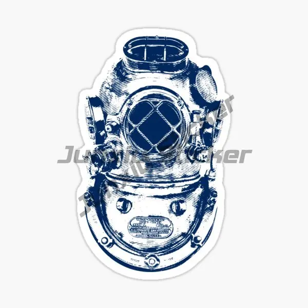 

Флаг для подводного плавания, дайвер, русалка, рыба, креативные наклейки для ноутбука, настенные аксессуары для комнаты, водостойкая наклейка на шлем для автомобиля, грузовика, моторной лодки