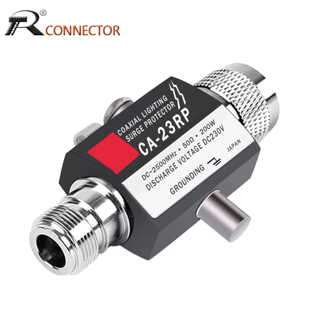 

CA-23RP CA-35RS PL259 SO239 Radio Repeater Coaxial Anti-Lightning Antenna Protector Arrestor N Male to M Female UHF Connector
