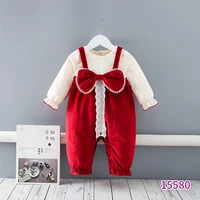 childrens clothing 2022 new baby one piece clothing annual clothing baby plus velvet warm annual clothing romper