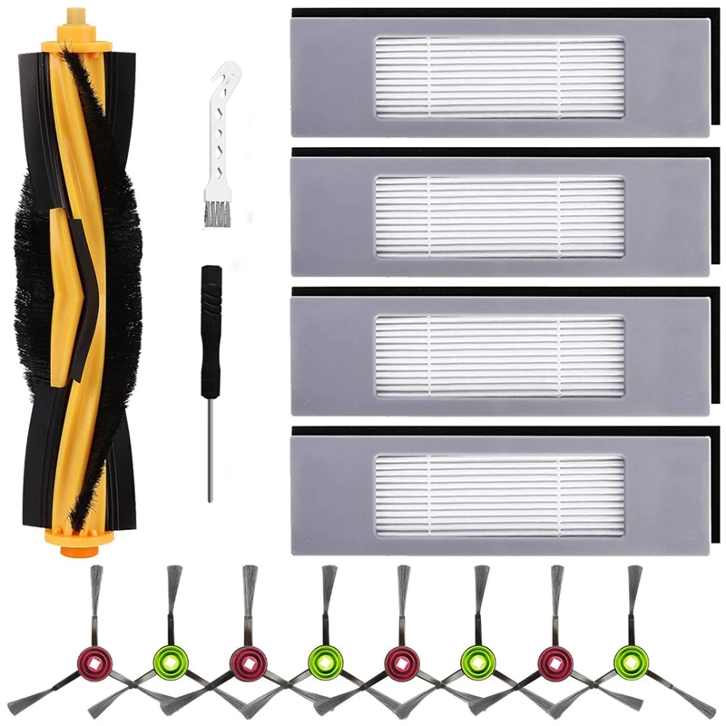 

New Main Side Brush Filter Replacement Accessories For Ecovacs Deebot Ozmo 920, 950, T8, N8, T9 Series Robot Vacuum Cleaners