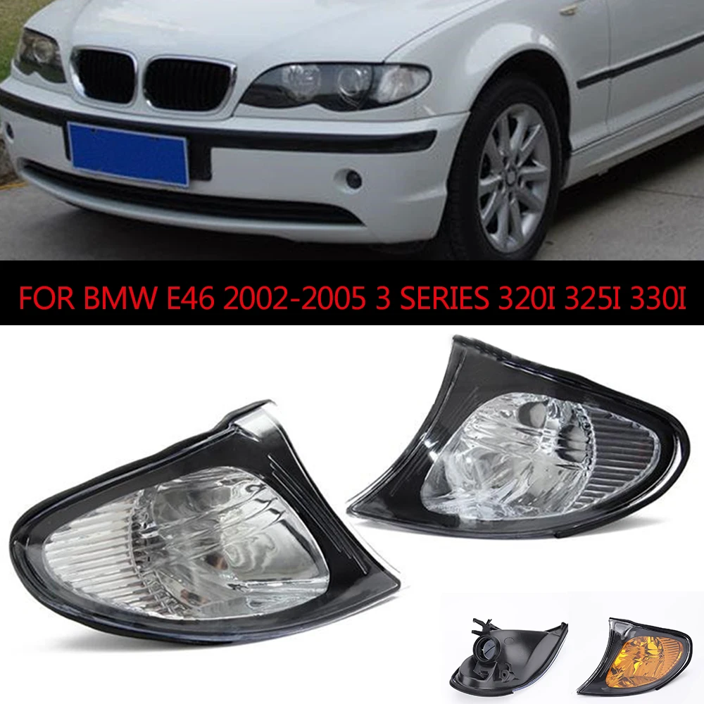 

Car LED Turn Light Corner Marker Parking Light Fog Lamp Right Left For BMW 3 series E46 4-door 318i 320i 325i 330i 2002-2005