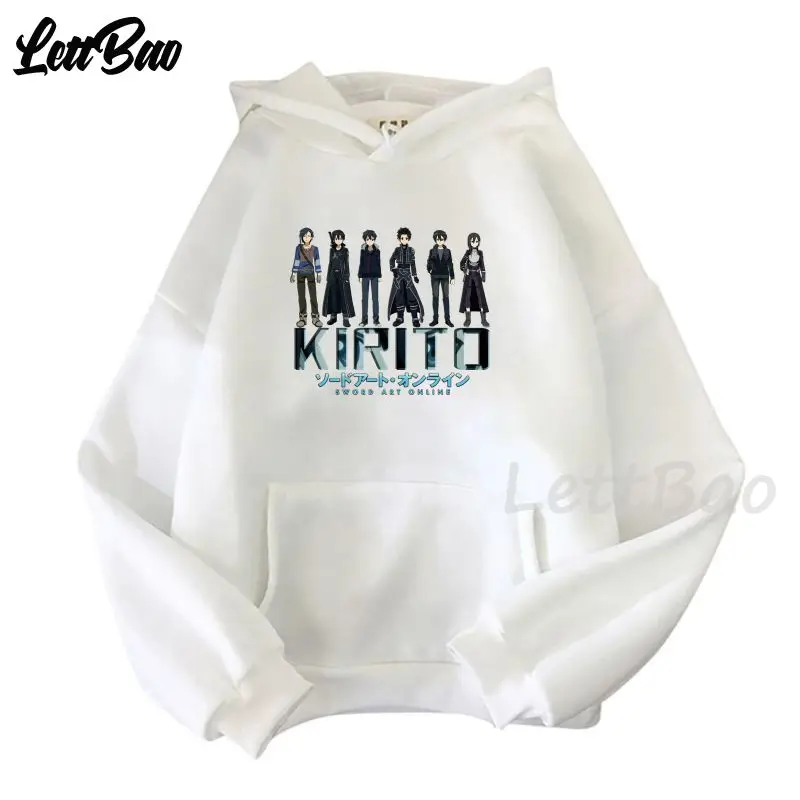 

Толстовка с капюшоном для мужчин и женщин, модная Японская уличная одежда в стиле Харадзюку, с рисунком манги и меча онлайн