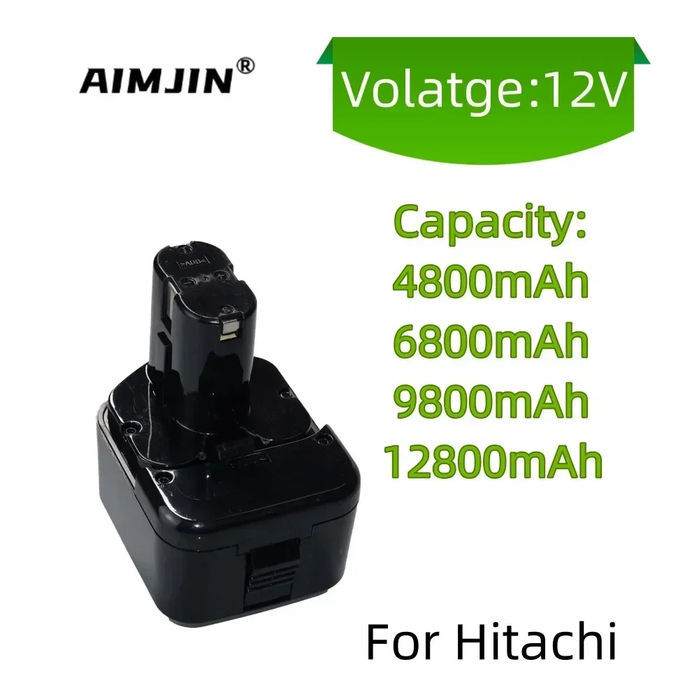 Для 12 в перезаряжаемых батарей Hitachi 4 8 Ач/6 Ач/9 Ач/12 Ач EB1214S EB1220BL EB1122S WR12DMR CD4D DH15DV C5D