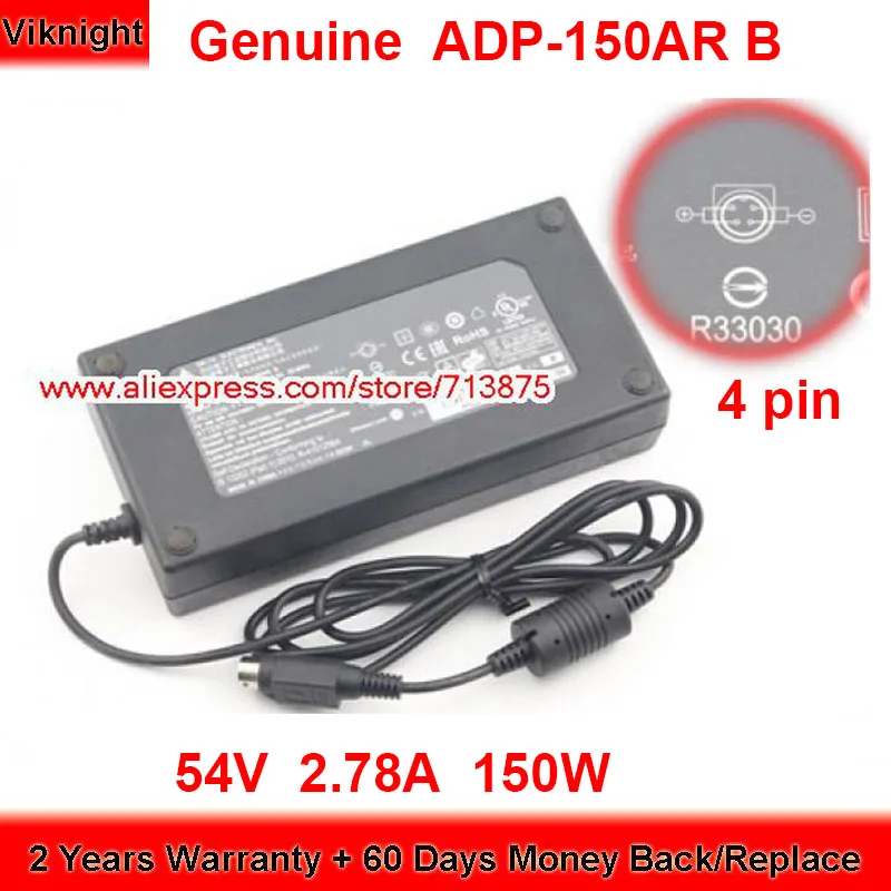 

Genuine Delta 150W Charger 54V 2.78A 4pin ADP-150AR B AC Adapter for SG300 SG300-10MPP SG350-10P SG350-10MP-K9 SG350-MP