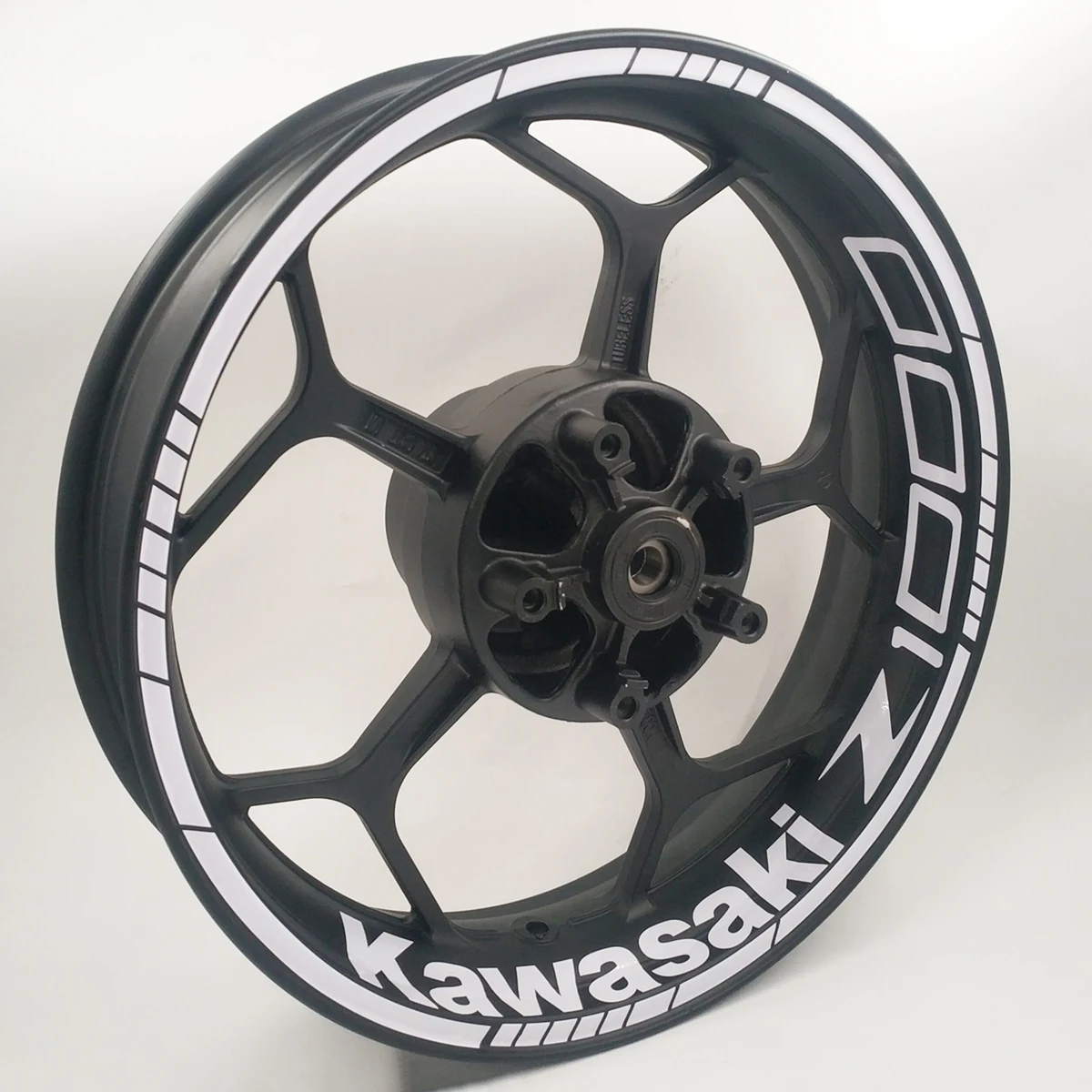 Виниловые светоотражающие наклейки на колеса мотоцикла обода логотип