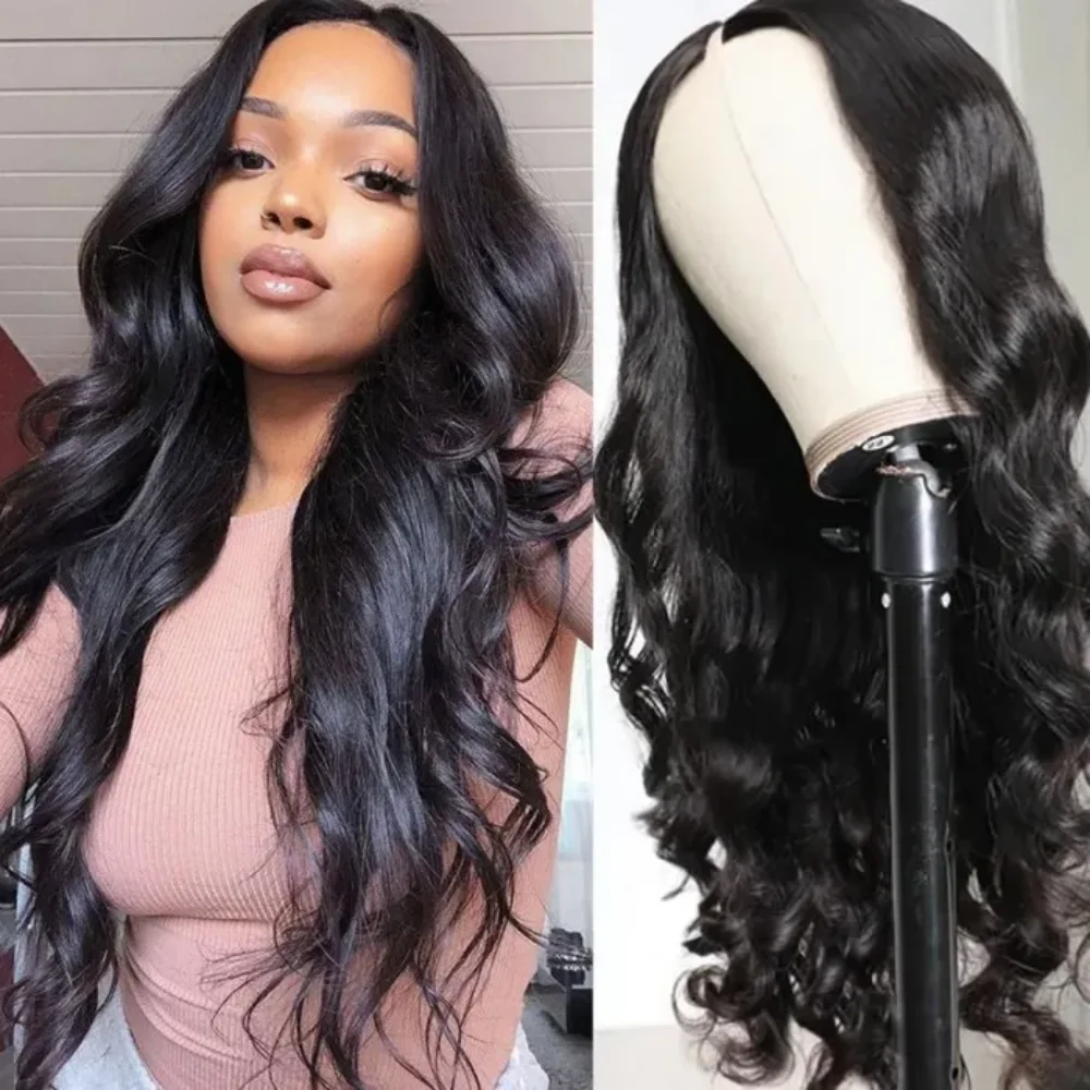 

UNice Hair V Part Body Wave Wig No Leave Out Upgrade U Part Wig Glueless Virgin Hair Wigs Beginner Friendly Human Hair Wig