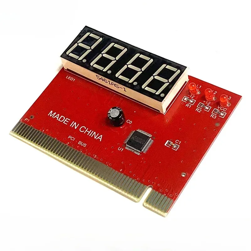 

New Computer PCI POST Card Motherboard LED 4-Digit Diagnostic Test PC Analyzer PC Hardware Cables & Adapters Computer Cables