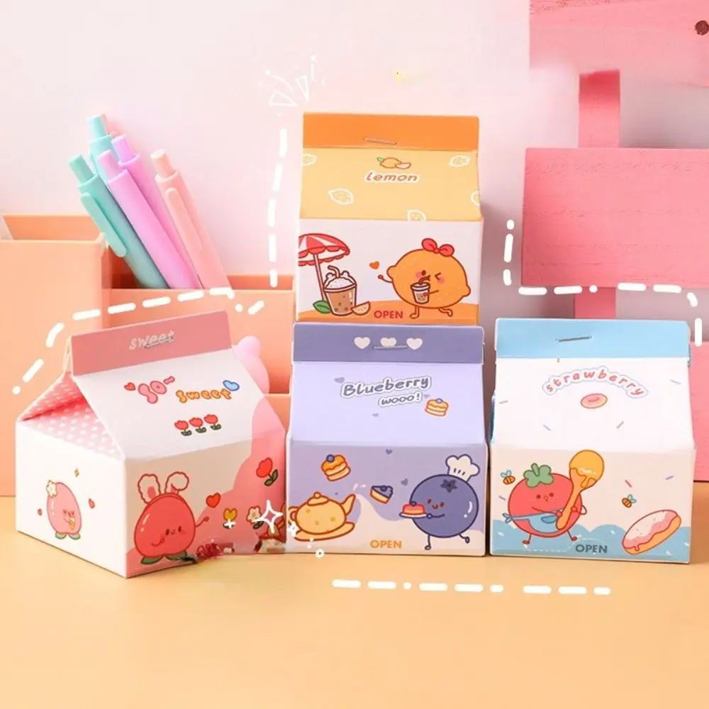 

DIY Notepad To Do List Student Stationery Scrapbooking Message Paper Message Notes No-Sticky Note Milk Carton Memo Pad