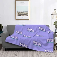 koala cute pattern blanket flannel textile decoration australian animal multifunctional super soft blanket for bed sofa quilt