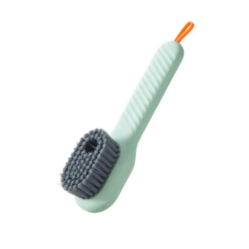 

Quick Foaming Easier Cleaning Soft-bristled Shoe Brush Built-in Liquid Outlet Hole High Quality Long Handle Shoe Brushes