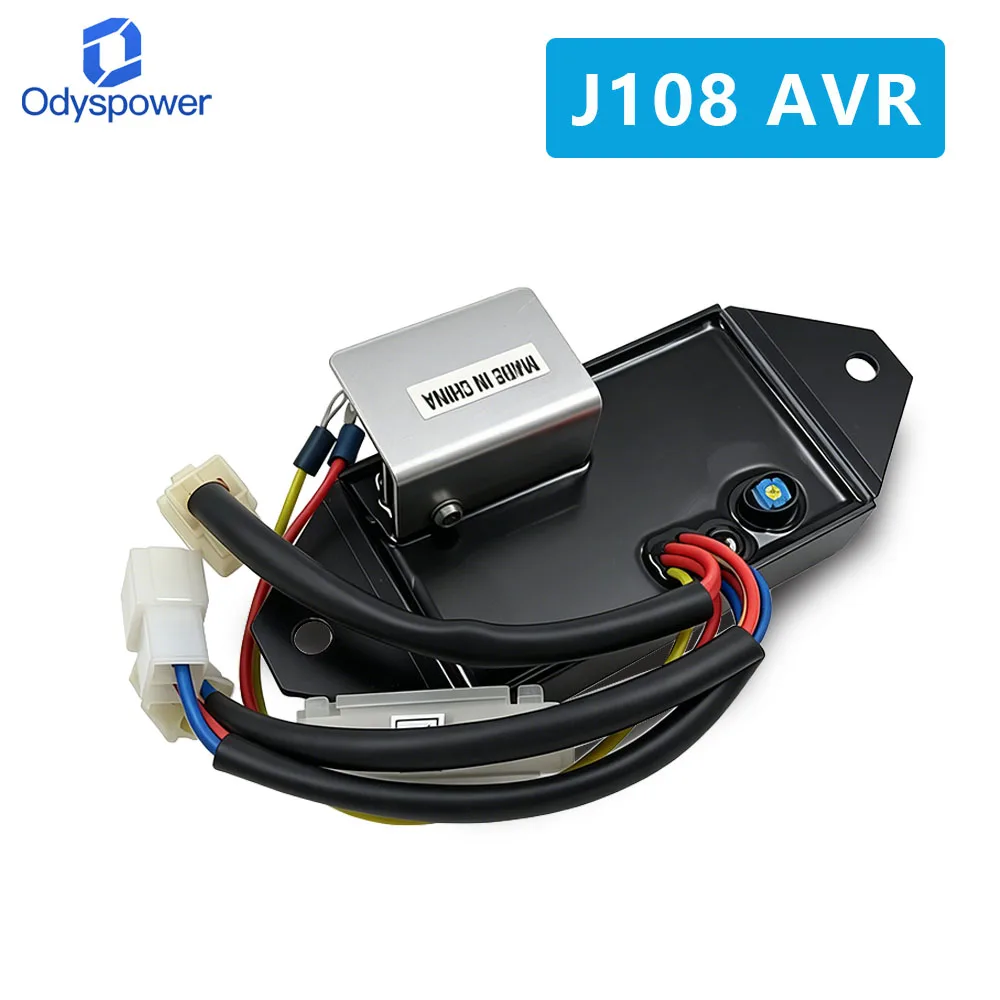 Фото Автоматический регулятор напряжения J108 AVR 220В однофазный для генератора Kubota J315 380В №5