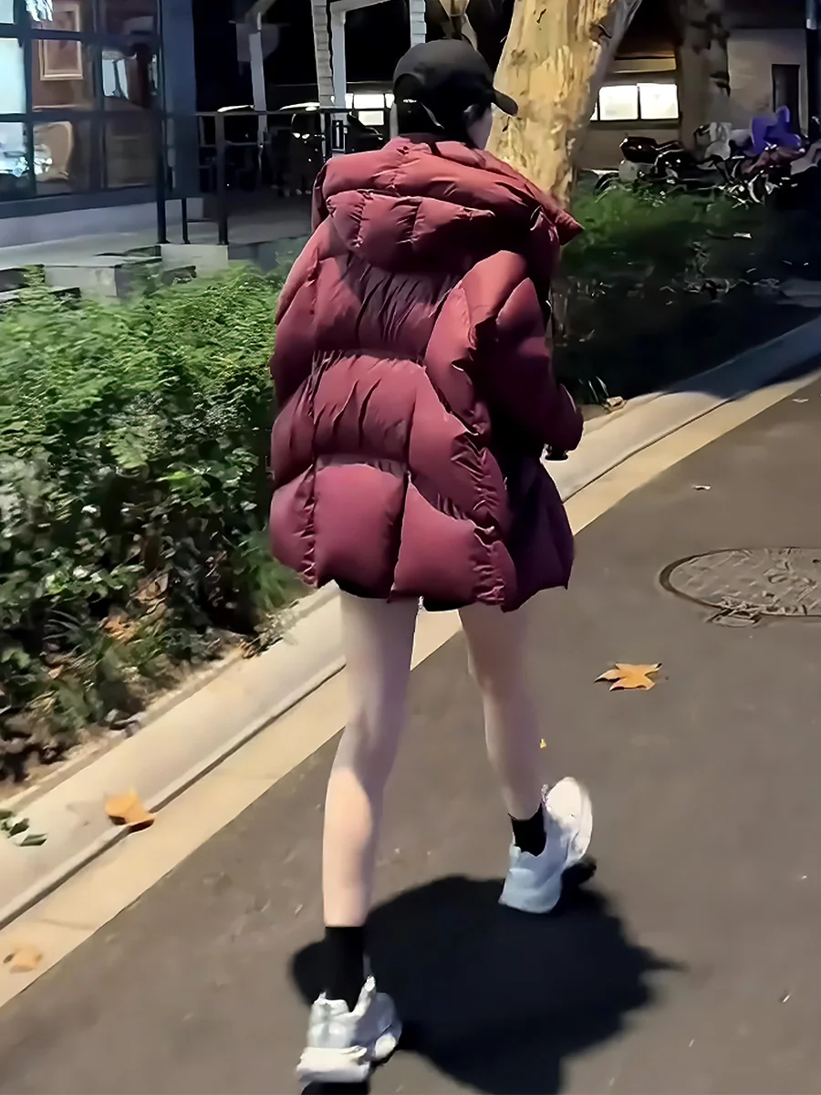 Angola Red 90 женский пуховик на белом утином пуху новинка зимы 2024 маленькое пуховое