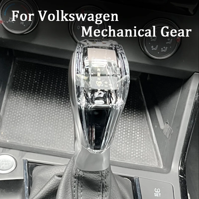 

Для Volkswagen Magotan CC Golf Scirocco Beetle Touareg Tiguan Passat Jetta модифицированный кристаллический рычаг переключения передач, ручка переключения передач, светодиодный дисплей