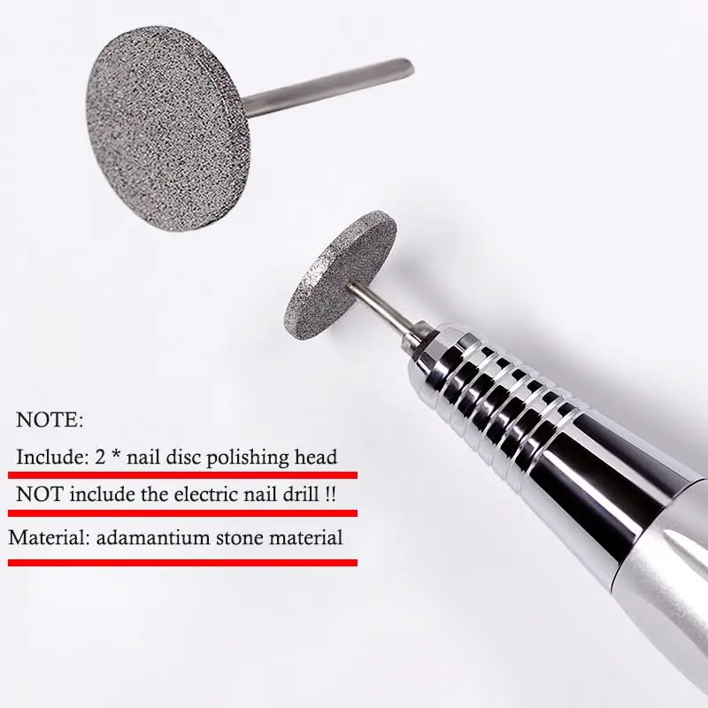 Алмазный твердосплавный шлифовальный диск сверла для ногтей с шлифовальной