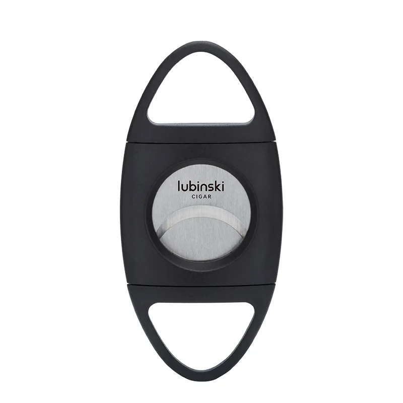 Портативный Резак Для Сигар LUBINSKI Двустороннее Лезвие Из Нержавеющей Стали