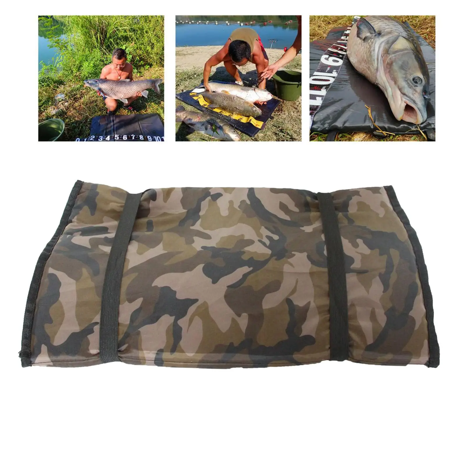 

Carp Fishing Beanie Unhooking Mat Large Carp Fishing Landing Mat Padded for Fish Carp Coarse Fishing Tackle