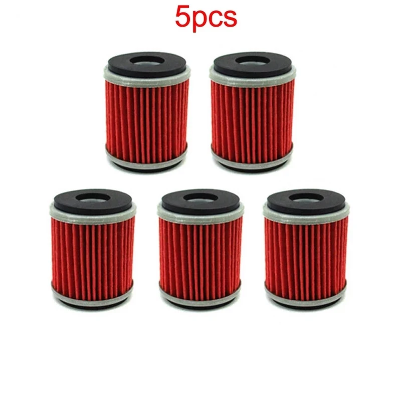 

5x Oil Filter For Yamaha YZF R125 125 WR 125R 125X YZ 250 250F 450F 450 WR250F WR450F WR250X WR250R YZ450F YZ250F YZ250 YFZ450