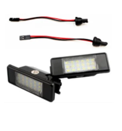 Пара автомобильных светодиодных фонарей номерного знака для Nissan OEM No 26510-8990A