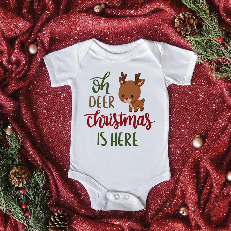

Christmas Is Here Baby Girl Onesie Merry Christmas Baby Girls Clothes Christmas Car Baby Boy Clothes Thanksgiving Outfits M
