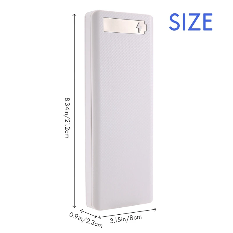 Сварочный чехол для хранения аккумуляторов 10X18650 с двойным USB внешним