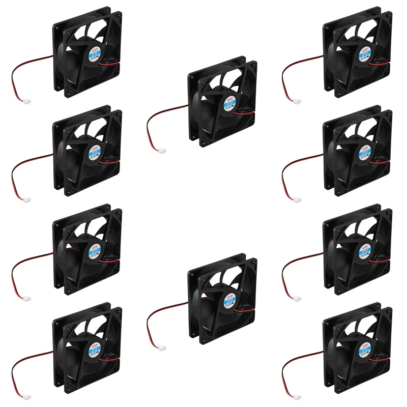 

10 шт. 92 мм X 25 мм 24 В 2-контактный подшипник охлаждающий вентилятор для ПК