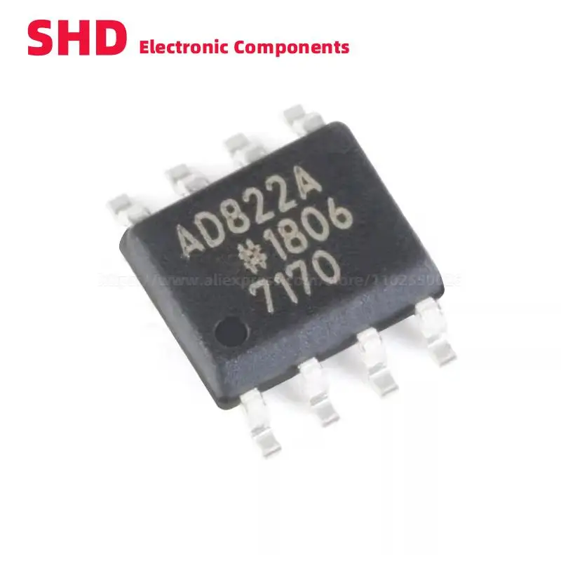 AD822 AD822ARZ AD822ARZ-REEL7 AD822A AD822AR SOP-8 одиночный источник питания рельсовый-рельсовый вход полевого транзистора Рабочий Усилитель SMD IC