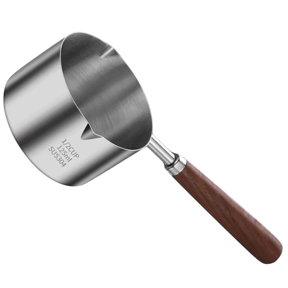 

Small Pot Oil Household Tools Baby Bath Rinse Cup Oil Pan Steaming Pot Wooden Small Saucepan Mini Pot