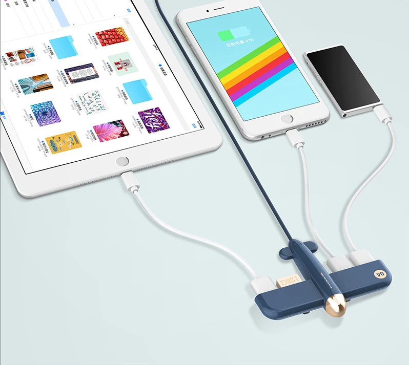 Адаптер-Разветвитель USB 2 0 в форме самолета 7 портов |