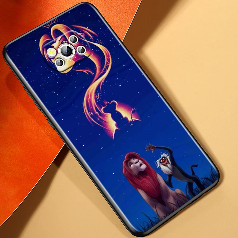Чехол для телефона с рисунком из аниме Король льва Xiaomi Poco X5 X3 Pro X4 F4 F3 GT M5 M5s M4 M3 C55 C50