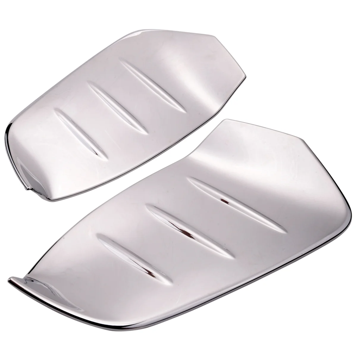 Автомобильная Хромированная передняя Боковая Крышка вентиляционного отверстия