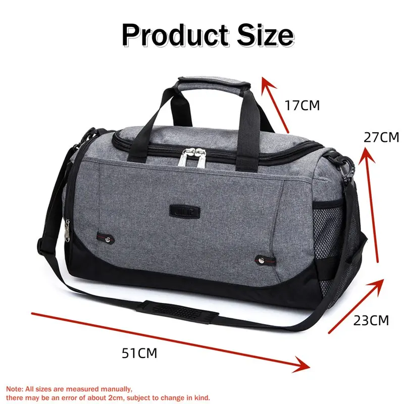 Luggage Bag Travel Bag Portable Handheld Large Capacity Lightweight Storage Carry Pocket Crossbag Outdoor Household