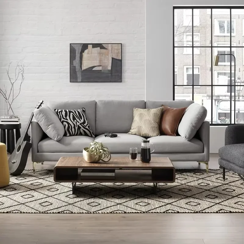 Европейский индивидуальный диван двухместный с подлокотником скандинавский