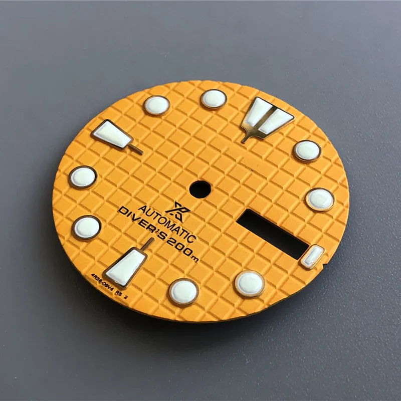 

Циферблат S-Watch, новинка 2022, циферблат черепахи зимней NH36 с датой дня и логотипом s для движения NH35/36/4R36 и чехла