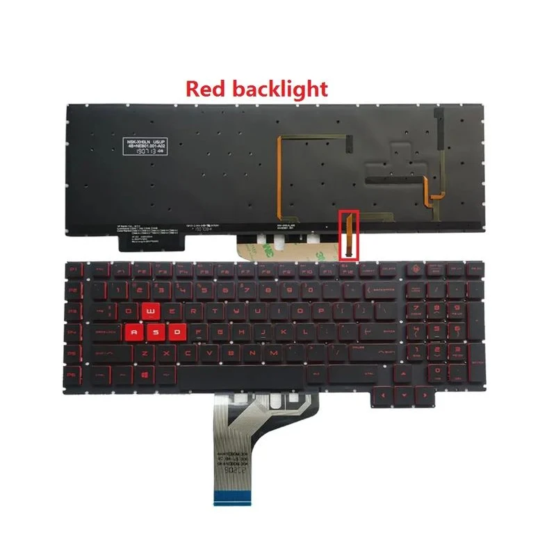 XIN-Russian-US Клавиатура для ноутбука с подсветкой HP Omen 17-an 17-an00 17-an013tx 17-an014tx 17-AN000 031TX 016NG