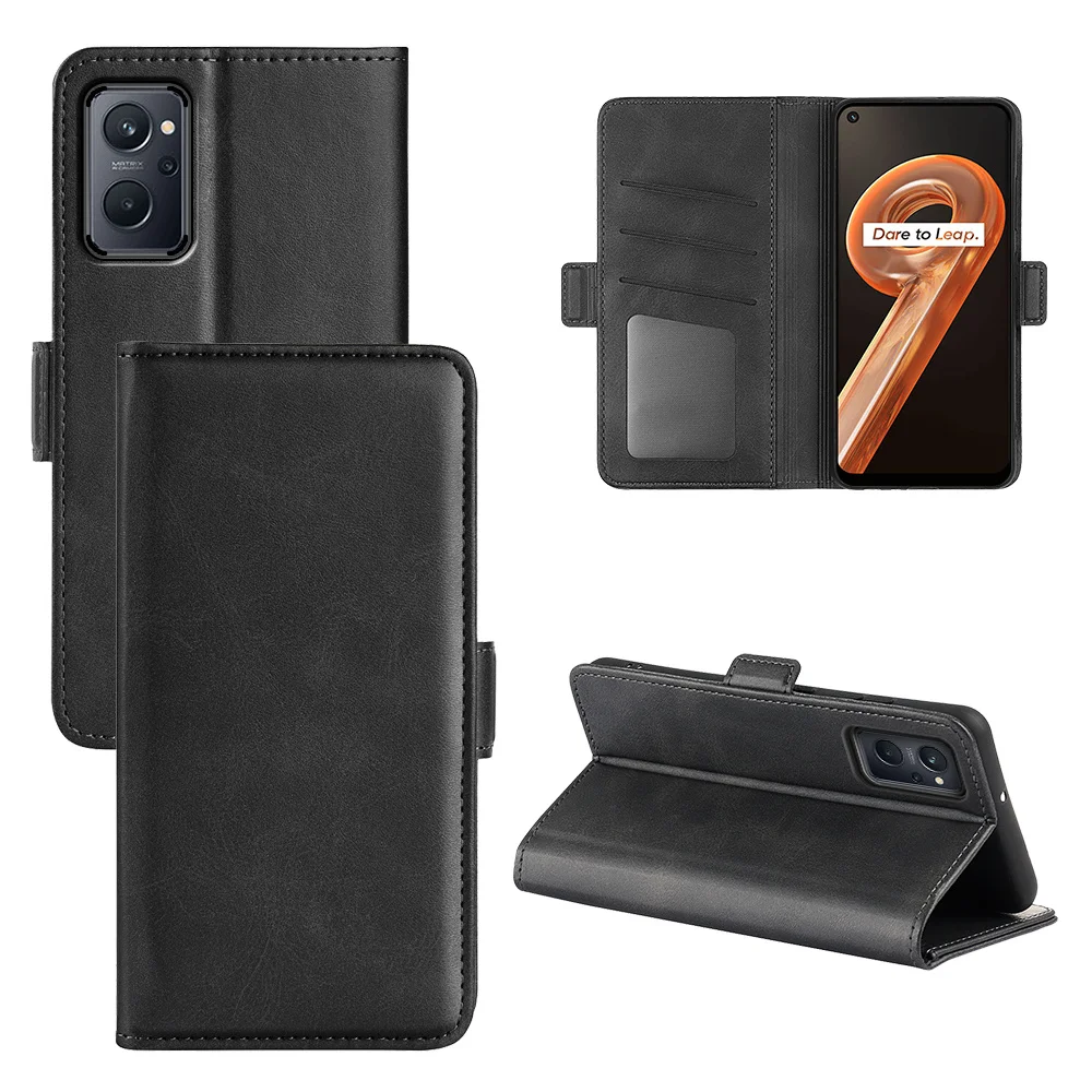 

Чехол-книжка для Realme 9i, кожаный чехол-бумажник с откидной крышкой и подставкой, Магнитный чехол для Realme 9i Coque