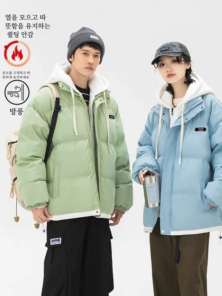 GV Zhenvis Fake Двухсекционная куртка на хлопковой подкладке мужская утолщенная теплая