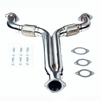 high quality stainless steel exhaust manifold downpipe y pipe for nissan 350z g35 04 05 06 07 t 304