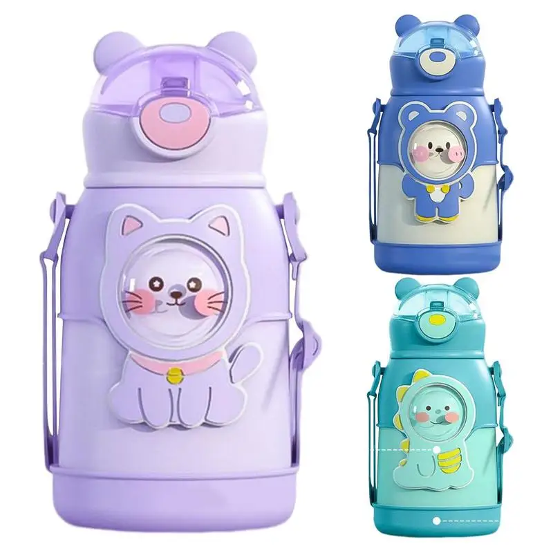 500ml Children Thermal Bottle Large Capacity Water Bottle Fo