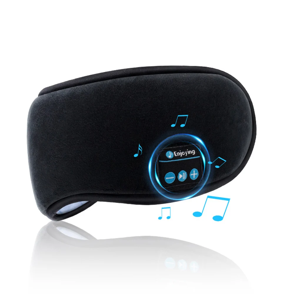

Беспроводные наушники-маски для сна 5,0 с поддержкой Bluetooth, музыкальный проигрыватель/спортивная повязка на голову, гарнитура, динамик со вст...