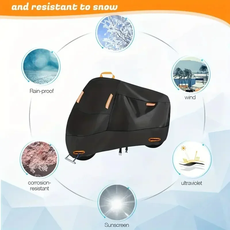 Кубильierta непроницаемый для мотоцикла cubierta de tela resistente al desgaste para todas las estaciones