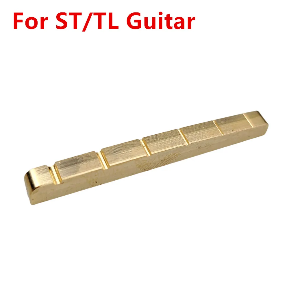 

1 Piece Solid Brass Metal Electric Guitar Nut 43mm for Fender Telecaster Tele TL Stratocaster Strat ST Style Electric Guitar