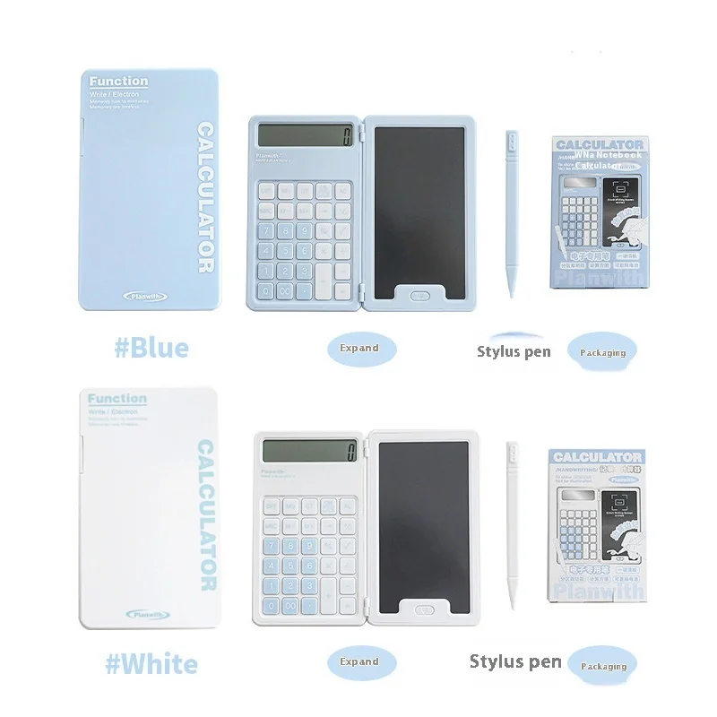 1-линейный научный калькулятор с ЖК-дисплеем и стираемой доской для письма