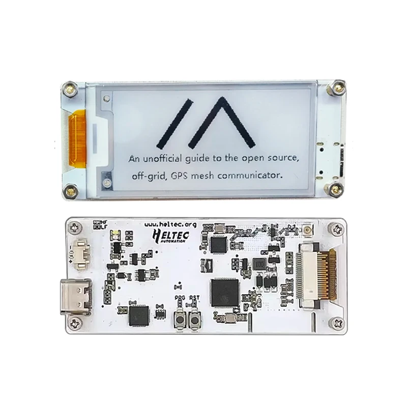 

Беспроводная бумага Heltec ESP32-S3FN8+SX1262, управляемая чипом через Wi-Fi, BLE и LoRa, встроенный мост USB-UART, 212x104 пикселей, дисплей IOT
