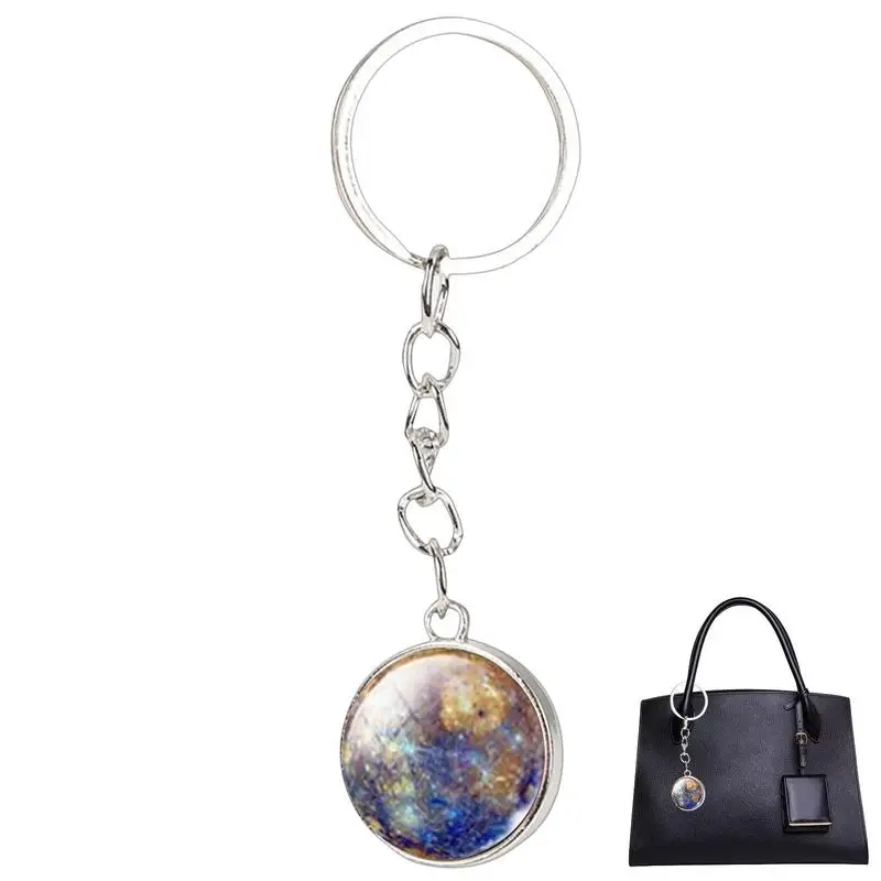 

Double Sided Planet Keychains Solar System Planet Keychain Accessories Pendant Glow In The Dark School Carnival Prizes Party Bag