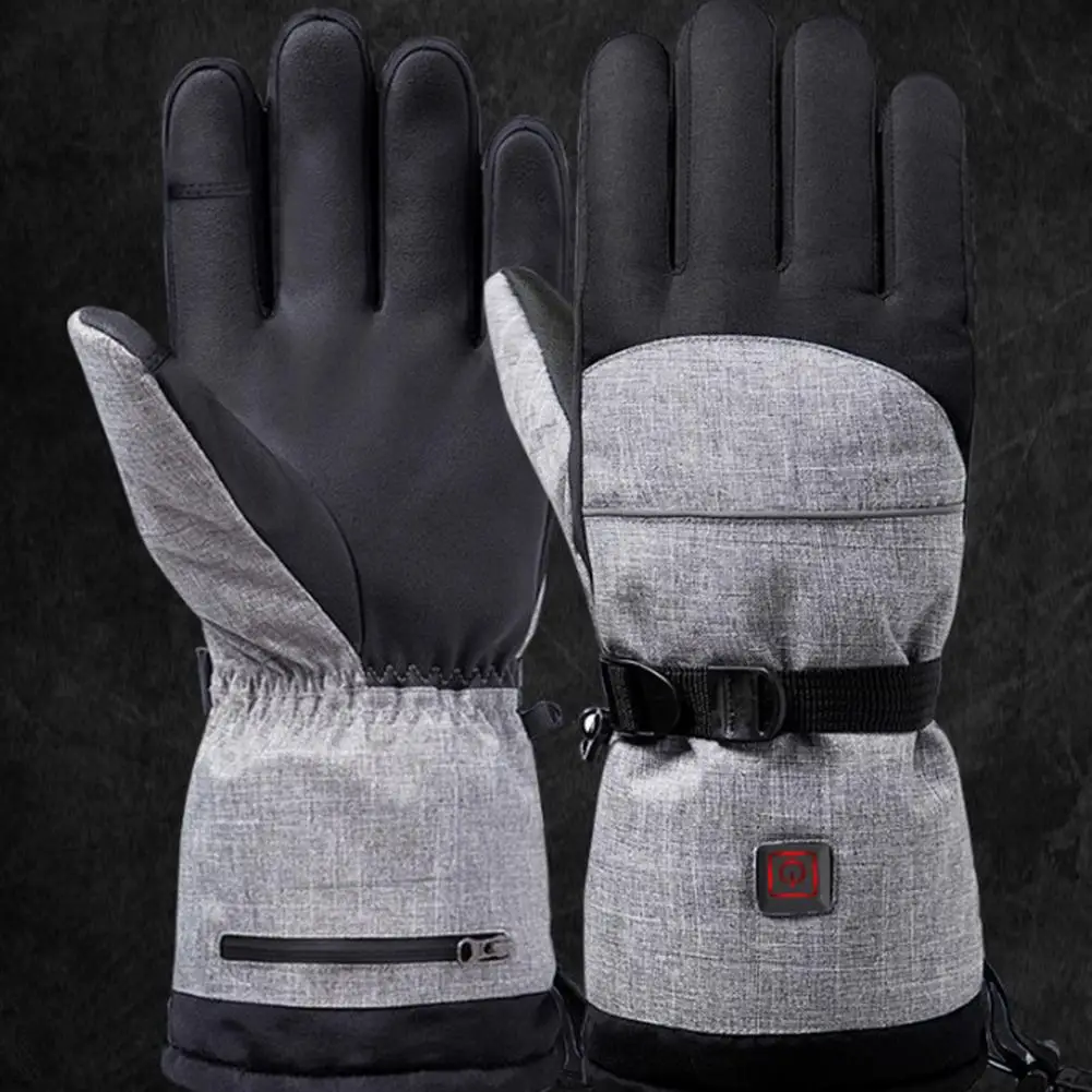 

Перчатки с электрическим подогревом, перчатки с перезаряжаемой литиевой батареей, умные теплые перчатки с подогревом, Зимние перчатки для катания на лыжах и велосипеде, Прямая поставка