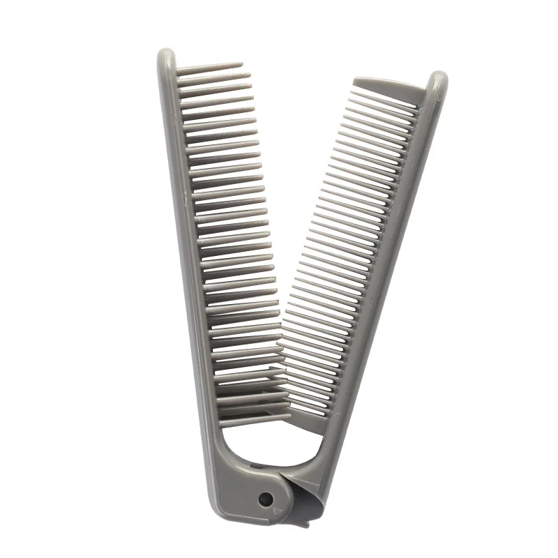 

Foldable Dual-purpose Comb Durable Travel Carry Braided Hair Distribute Double-ended Comb Barber Accessories