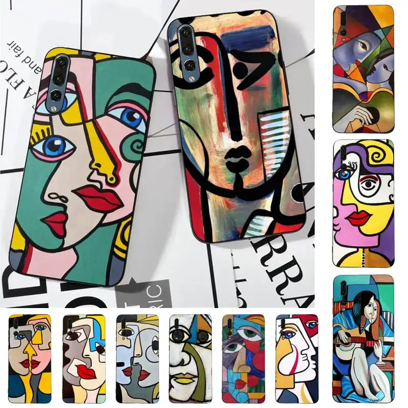 

Abstract Art Painting Phone Case for Huawei P30 40 20 10 8 9 lite pro plus Psmart2019